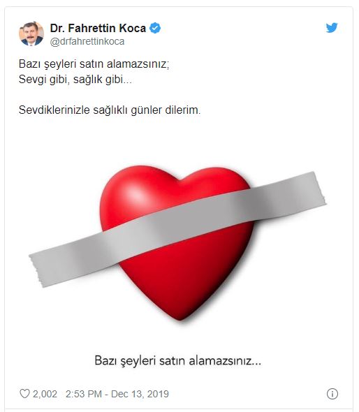 Bakan Koca'dan 120 bin dolarlık muza "sağlıklı" gönderme